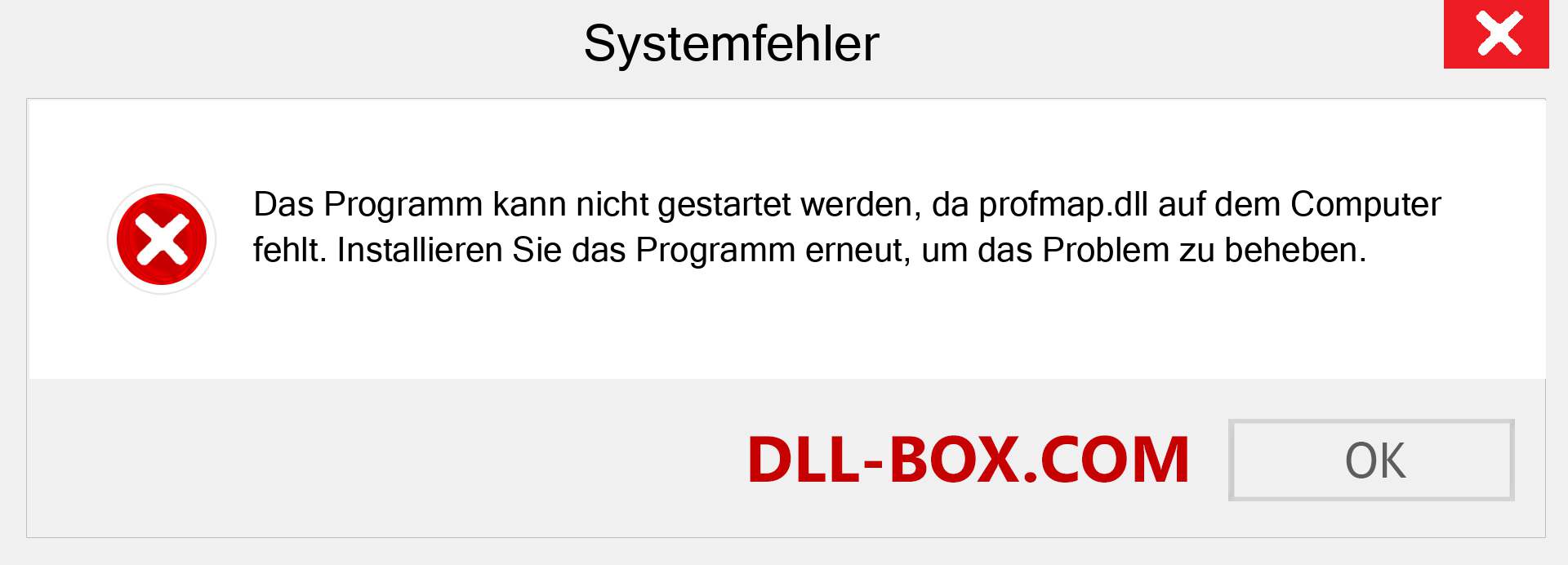 profmap.dll-Datei fehlt?. Download für Windows 7, 8, 10 - Fix profmap dll Missing Error unter Windows, Fotos, Bildern